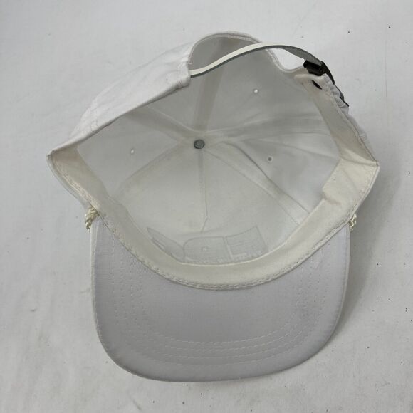 Vintage FPC Seymour Johnson Hat Mens Strapback White Cotton Blend Federal Prison - Picture 7 of 10